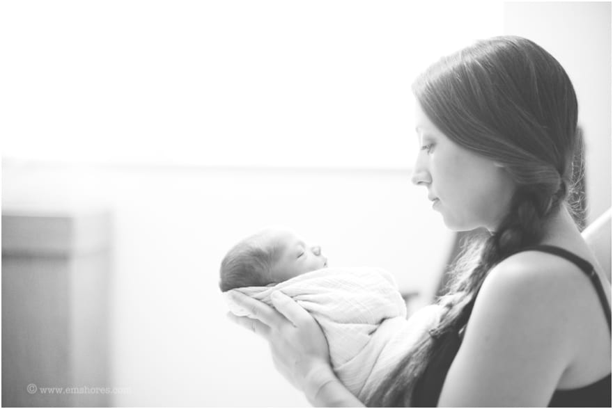 Modesto newborn hospital portraits